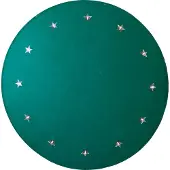 Star Trading Granne Weihnachtsbaumteppich 100x1,2 cm Grün