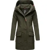 MARIKOO Damen Softshelljacke – Mayleen, wasserabweisend mit Kapuze