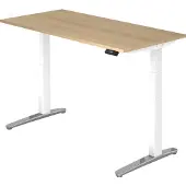 Hjh OFFICE PRO XBHM 16 WC - 160 x 80 Eiche elektrisch höhenverstellbar