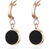 Ailoria Paar Ohrhänger "Ohrringe AMÉLIE", gold (roségold), Ohrringe, Damen, Edelstahl, Paar Ohrhänger