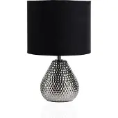 Pauleen Tischleuchte Sip of silver E14 max. 20W Silber, Schwarz