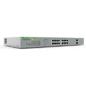 Allied Telesis AT GS950/18PS V2 - Switch - Smart - 16 x 10/100/1000 (PoE+) + 2 x 1000Base-X - Desktop, an Rack montierbar, wandmontierbar - PoE+ (185 W)