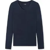 Schiesser Longsleeve Damen 175477 Mix/Relax Blue-XXXXL