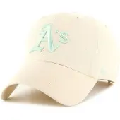 47 Strapback Cap - Clean Up Oakland Athletics Natural