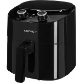 Exquisit Heissluftfriteuse FR6502 sw | 3,5 Liter | 1300 W | Timer | schwarz