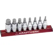 KRAFTWERK InSechsk-Bit-Steckn.satz MAGALU 1/2" 8-teilig