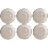 Villeroy & boch Espressountertasse Perlemor Sand 12 cm (6er-Set)