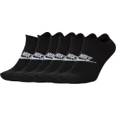 Nike Unisex 6er Pack Sneaker Sportsocken - Everyday Essential, Logo, einfarbig