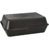 Papstar Mehrweg-Foodboxen „Circulware by Havel“, 2-teilig, L 234 x B 156 x H 43 mm, Poypropylen, schwarz, 24 Stück