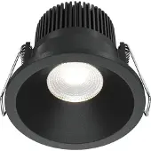 Maytoni Zoom LED Downlight, Einbauleuchte 6W dimmbar Schwarz IP65 90Ra Ø6mm Neutralweiss