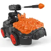 Schleich ELDRADOR CREATURES 42668, Lava World, Robots / Mini Creatures, Crashmobil, 7 Jahr(e), Schwarz, Orange, Rot