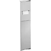 Keuco Plan Integral Modul WC 1 176 x 775 x 143 mm rechts mit Toilettenpapierhalter - verchromt/Aluminium lackiert - 44964011702
