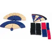 Kings Dart Dart-Segmente-Set "Profi Turnier", Blau-Rot