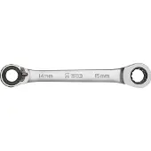 WGB Doppel-Ringratschenschlüssel gekröpft Ratschenschlüssel SW 17x19 mm Stahl