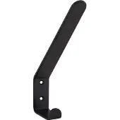 Pohl Huthaken Amenti Breite 25 mm, Gaderobenhaken Höhe 141 mm, Stahl schwarz