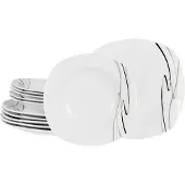 Creatable , 19506, Amelie Piazza, Tafelservice 12-tlg, Porzellan
