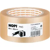 NOPI PVC Packband 57214, transparent, 50 mm, 6 Rollen
