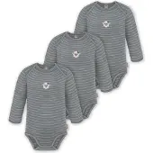 Normani 3er Pack Baby Merino Body Langarm „Auckland" - 9371