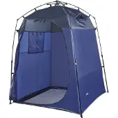 Pro-Tec Pop-Up Duschzelt ‘Ayas’ wasserdicht 150 x 150 x 200 cm Blau / Grau