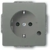 Busch-Jaeger SCHUKO Steckdosen-Einsatz mit LED 2CKA002013A5456