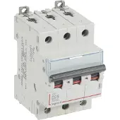 Legrand 409501 DX3 Leitungsschutzschalter D-Charakteristik, 25A, 3-polig, 10kA, 400VAC, 3TE