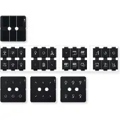 Schneider Electric Folienset für KNX Tastsensor Pro, System Design MTN6270-0011