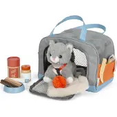 Small Foot Katze mit Tasche und Pflegeset