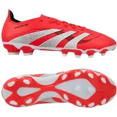 Adidas Herren Predator League Pure Victory Pack MG Multi Ground Fußballschuhe Lucid Red/Weiß/Schwarz