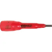 Ks Tools 3/8' Bit-Stecknuss mit Schutzisolierung für Innensechskant-Schrauben, 10mm,116mm lang ( 117.3871 )
