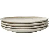 Fonq Mixed Ceramics Frühstücksteller - Ø22 cm - Creme (4er Set)