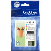 Brother LC3217VALDR, Schwarz, Cyan, Magenta, Gelb, 4 Stück(e), 550 Seiten, 550 Seiten, Multipack