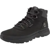 Timberland für Herren. TB0A1ZPU0151 Field Trekker Mid Lace Up Sneaker aus Leder in Schwarz (41.5), Wohnung, Schnürsenkel, Lässig