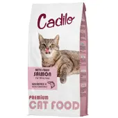Cadilo Adult Grain Free w/Fresh Salmon - premium getreidefreies Katzenfutter | 2 x 2 kg
