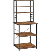 Songmics Küchenregal mit 6 Ablagen vintagebraun 60cm breit