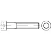 Toolcraft 114564 Zylinderschrauben M5 18 mm Innensechskant DIN 912 Stahl 100 St.