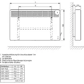 Vaillant VER 150/5 Wandkonvektor 1500W