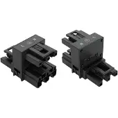 Wago h-Verteiler;3-polig;Kod. A;schwarz 770-635