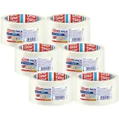 TESA 6x tesapack SOLID & STRONG Packband, leise abrollbar