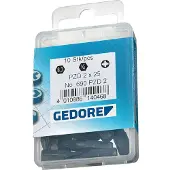 Gedore 690 3 L S-010 Schraubendreherbit 1/4", Vorteilspack 10-teilig, PH 3 L