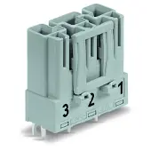 Wago 770-813 Stecker für Leiterplatten,gerade,3-polig,schwarz 770813 - 100 Stück