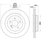 Hella Bremsscheibe 8DD 355 107-961