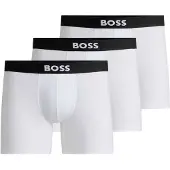 BOSS für Herren. 50544272 Set 3 Boxershorts One weiß (M), Heimtextilien, Baumwolle