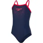 Speedo Gala Logo Badeanzug Mit Dünnen Trägern