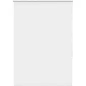 vidaXL Verdunkelungsrollo Weiß 110x150cm Stoffbreite 105,7cm Polyester