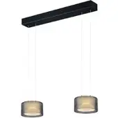 BANKAMP Grand Groove 2244 flex LED-Pendelleuchte 2-flammig