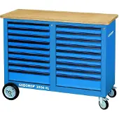 Gedore 1506 XL 2810 Rollwerkbank 1,25 m breit mit 2x 9 Schubladen, 2528096