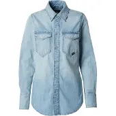 G-Star Slim Western Hemd - Hellblau - Damen - S