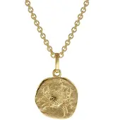 Trendor 75905-07 Sternzeichen für Kinder Krebs Gold 333 Anhänger + Halskette
