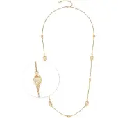 Leonardo 024296 Damen-Kette Herma Goldfarben