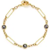 Leonardo 024440 Damenarmband Delica Goldfarben Clip&Mix